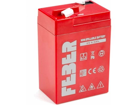 Pieza De Control Remoto FEBER Batería Feber 6V4Ah (Multicolor - Edad Mínima: 0)