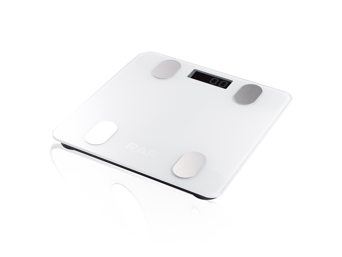 Báscula de grasa corporal para el hogar, báscula electrónica inteligente recargable Mdug