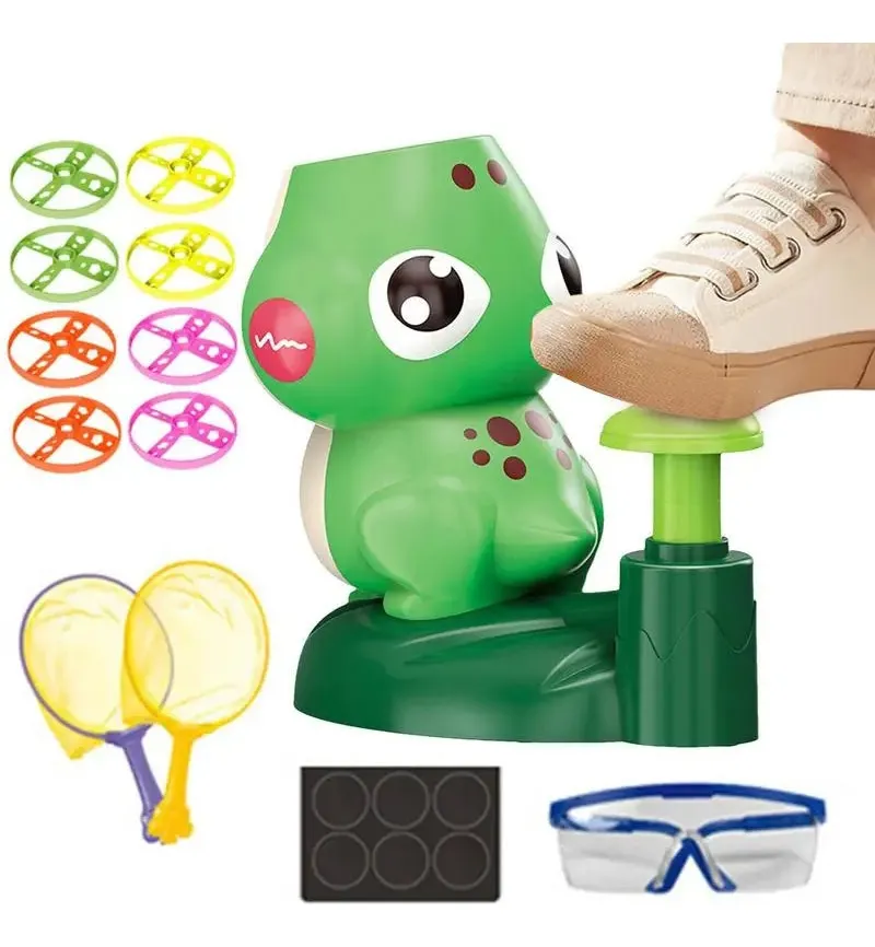 Disco volador de Arvayotoy para actividades al aire libre. Lanzacohetes.