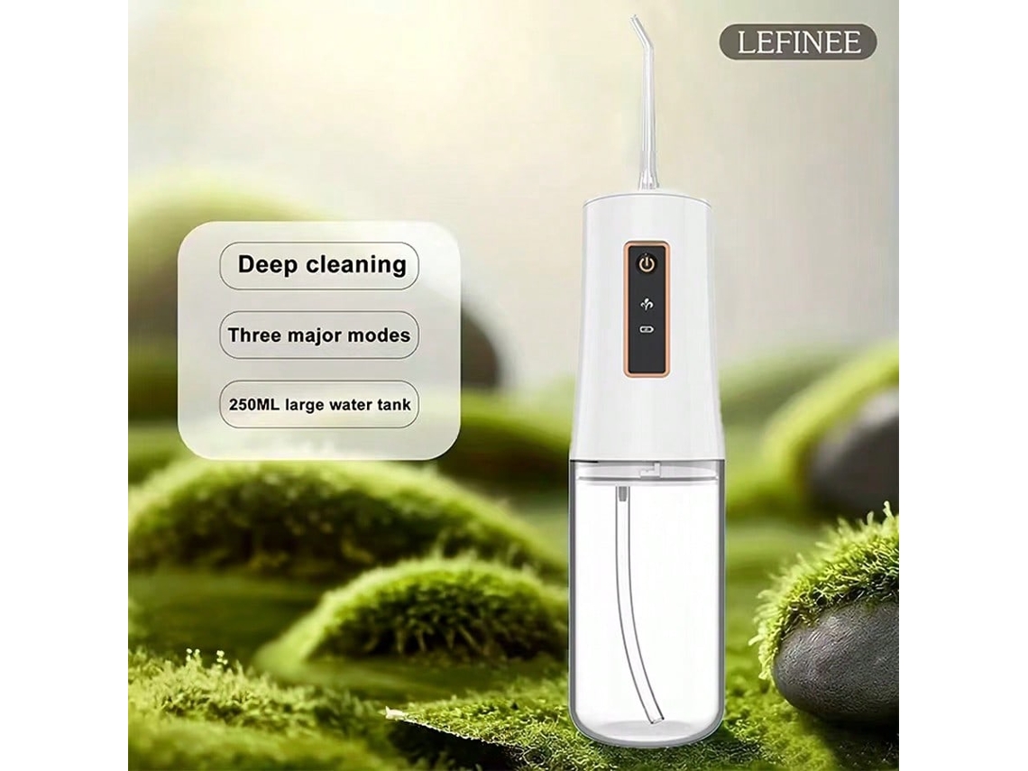 Equipo Limpiador Interdental Elimina 99,9% De Placa Bacteriana, Diseño Compacto Para Viajes E Higiene Oral Diaria.