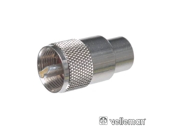 Enchufe macho Twist-On Rg213 VELLEMAN Pl259