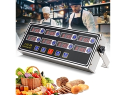 Temporizador de cocina profesional, temporizador digital con alarma fuerte y volumen ajustable para diversos eventos, función de memoria y construcción con bloqueo A.