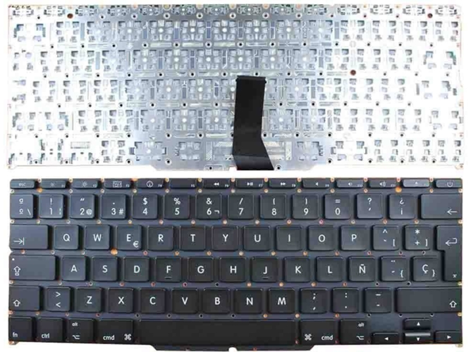 Teclado para Portátil Apple Macbook Air A1370 11.6'' Negro (Para 2010)