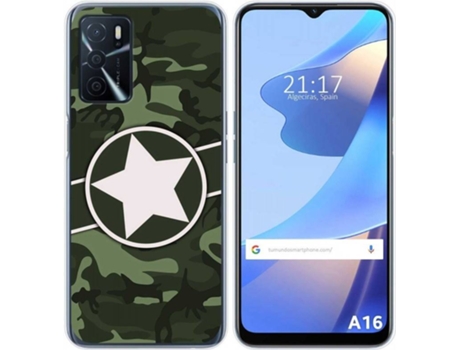 Carcasa Oppo A16 / A16s TUMUNDOSMARTPHONE Camuflaje 01