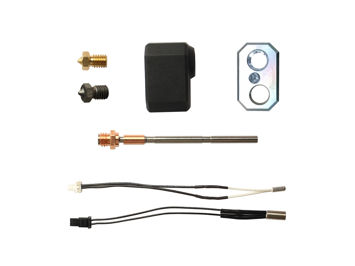 Kit de extrusor para impresora 3D Prusa Mk4 con boquilla de latón de 0,4 mm compatible con filamentos de 1,75 mm (sin marca).