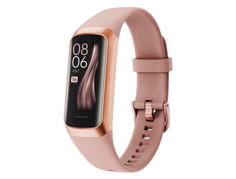 Smartwatch C60 1 1 Pulgadas Amoled Hd Pantalla Temperatura Corporal Monitor de Ritmo Cardíaco Deportes Fitness Rosa