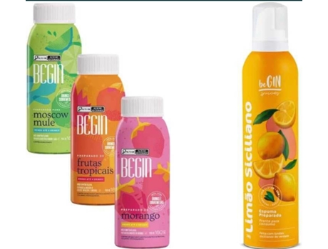 Pack 3 de Sabores Mix de Frutas Espuma Limón Siciliano BEGIN