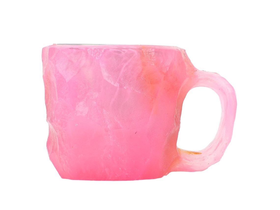 Taza De Café De Cristal Mineral Lujosa Decorativa Imitación Cristal