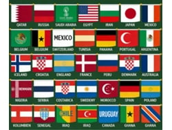 Bandeira Da Copa Do Mundo De 2026: Decorada Com As Bandeiras De Todos Os Times, É A Escolha Para Festas