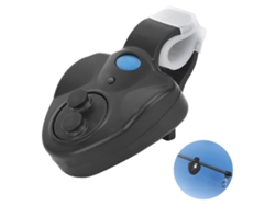 Alarma De Picada Electrónica Con Led Y Campana Clip Para Caña De Pesca Accesorio De Pesca Nocturna Negro