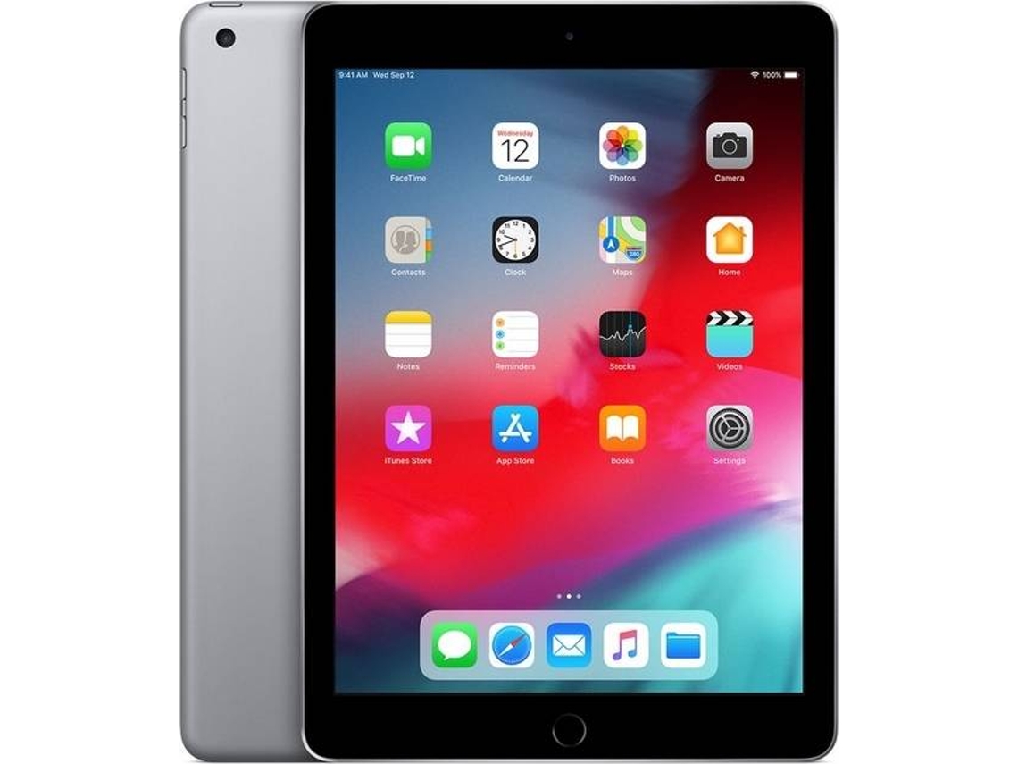 iPad 6ª Generación APPLE (Reacondicionado Flippers Como Nuevo - 9.7'' - 32 GB - Wi-Fi + Cellular - Gris - Vidrio Oleofóbico)