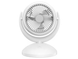Ventilador de escritorio recargable silencioso de 4 velocidades