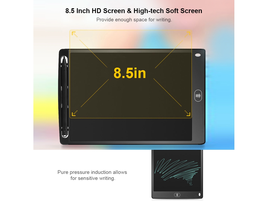 Tableta De Dibujo Lcd De 8.5 Pulgadas, Tableta Digital Portátil Con Lápiz Estilográfico, Color Verde