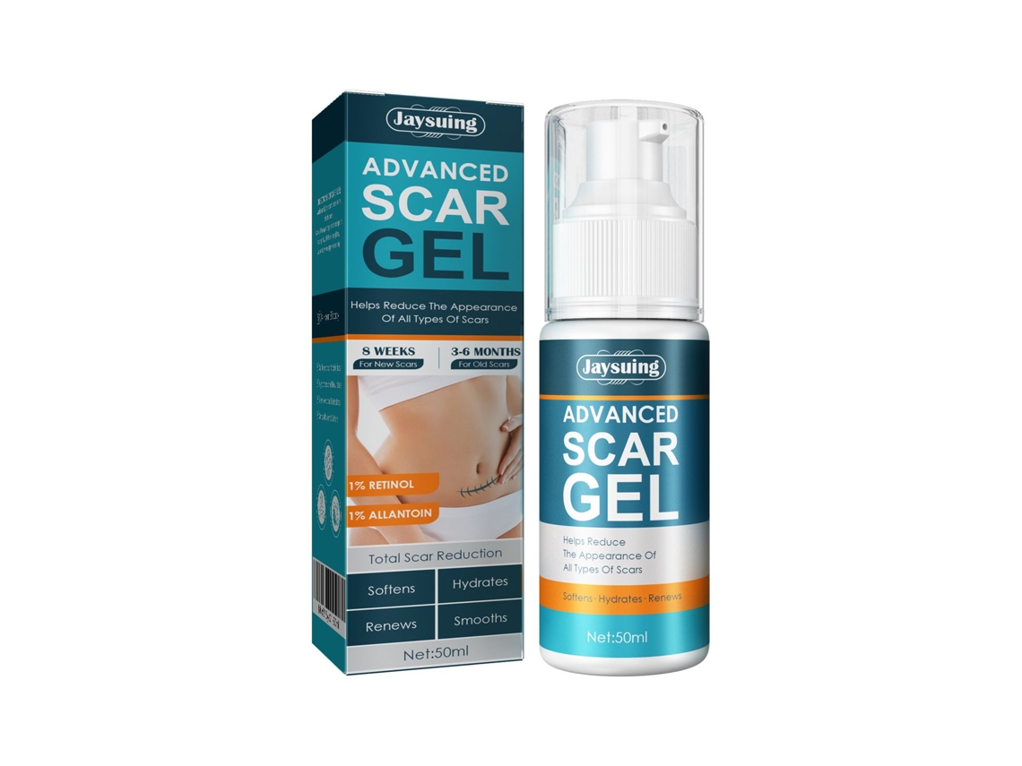 Crema en gel para aliviar las cicatrices
