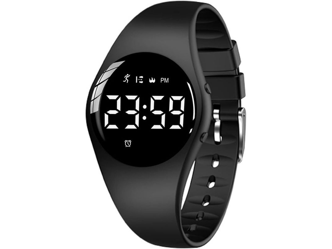 Reloj Rastreador De Actividad Digital Impermeable Sin Bluetooth Para Adultos Y Niños Con Silicona