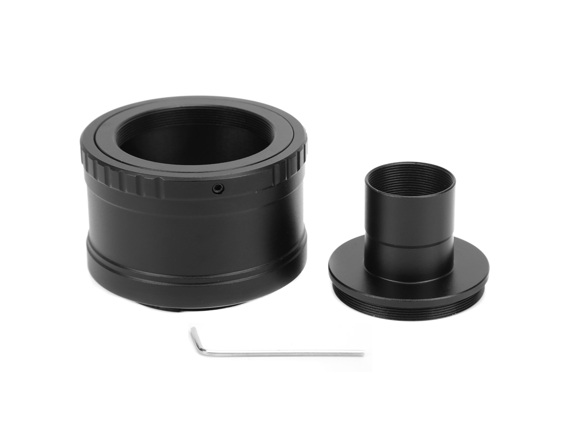 Adaptador T Mount 0.965in Y Anillo De Adaptación De Lente Para Cámara Canon Eos M De Telescopio
