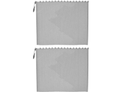 Juego De 2 Pantallas Protectoras Metálicas Decorativas Para Chimeneas, 55 61