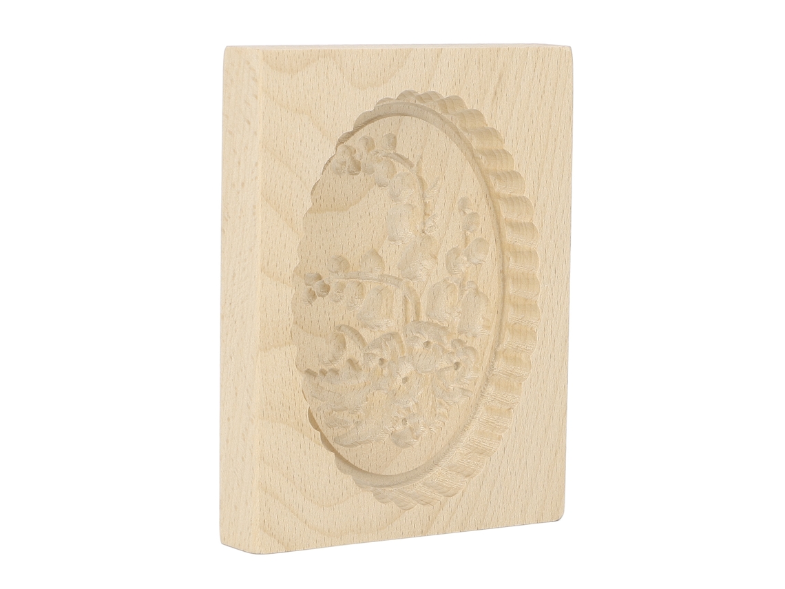 Molde De Madera Grabado Para Galletas, Fácil De Desmoldar, Reutilizable Para Hornear, En La Cocina Y En El Hogar.