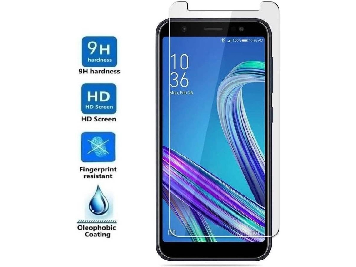 Protector Cristal Templado Asus Zenfone MAX Pro M1 HONGWE.