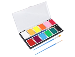 Kit de pintura facial de 12 colores de grado cosmético para pintar la piel tú mismo