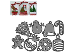 Matriz De Corte De Aço Carbono Natal Para Scrapbooking E Fabricação De Cartões