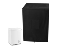 Funda impermeable para congelador horizontal con doble apertura, protección duradera para uso en exteriores, 71,1 x 58,4 x 86 cm