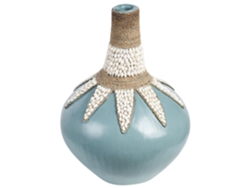 Jarra Decorativa Silau Cerâmica 43 Cm Azul