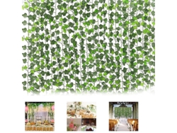 2026altiro-planta Colgante Artificial, Guirnalda De Hojas De Hiedra Artificial Para Jardín Y Pared De Fiestas.