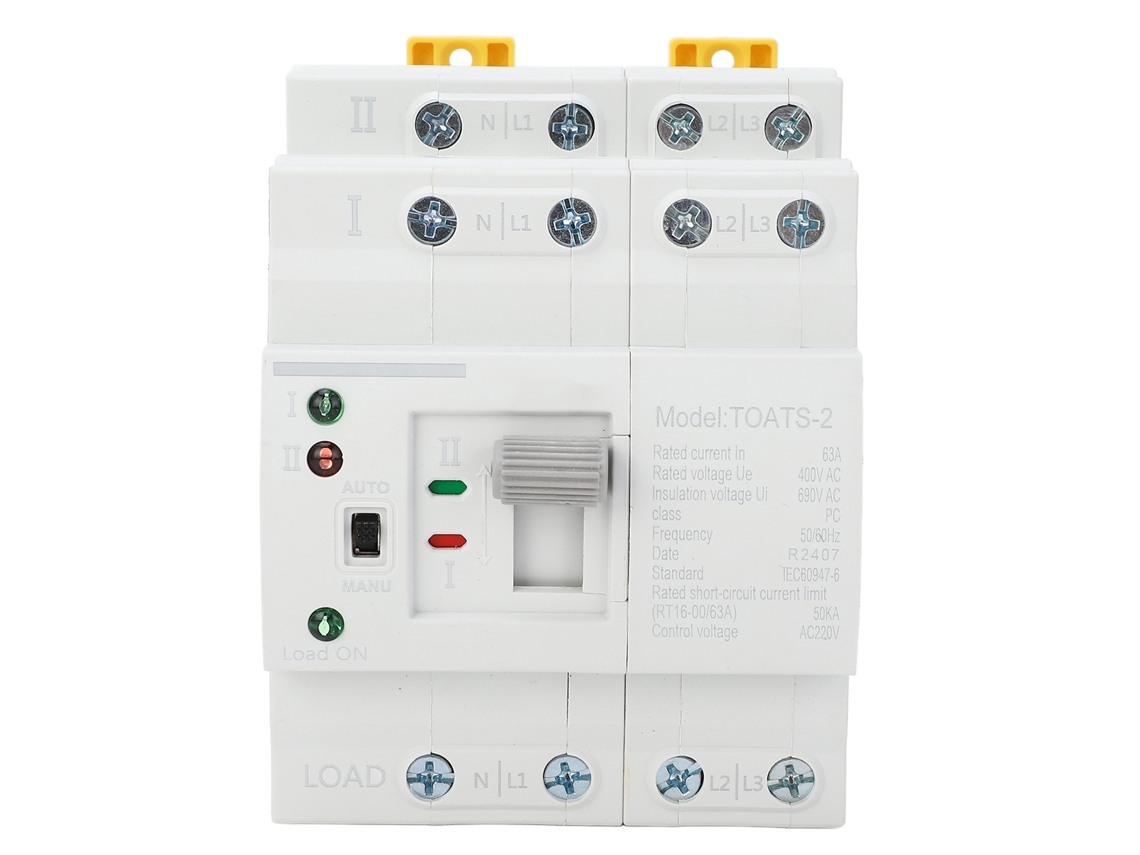 Yncm2026-interruptor De Transferencia Automática De Doble Potencia 4p 10a 220vac Para Hospital Escuela Con Cambio Milisegundos