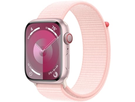 APPLE Watch Series 9 GPS+Cellular 45 mm Rosa con Loop Deportiva Rosa-claro