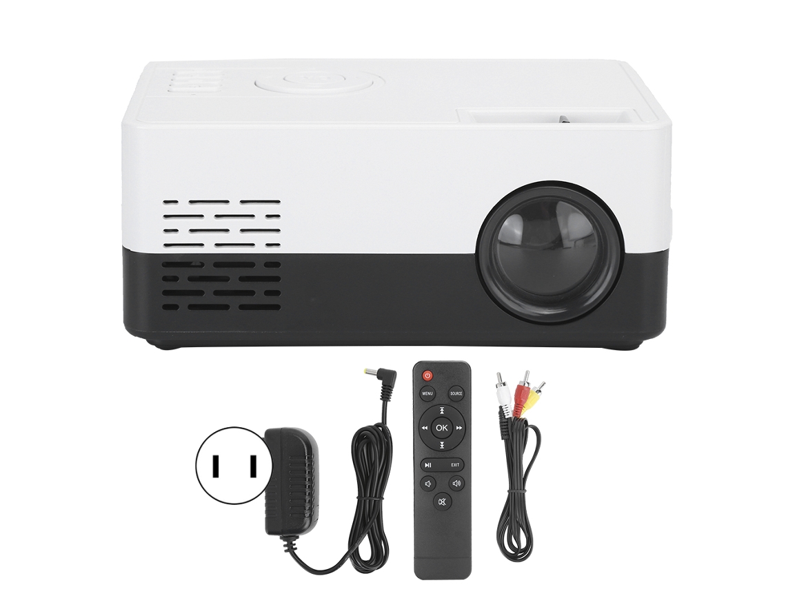 Mini Proyector Portátil 1080p Smart Home Theater Full Hd Con Enchufe Estadounidense 100-240v