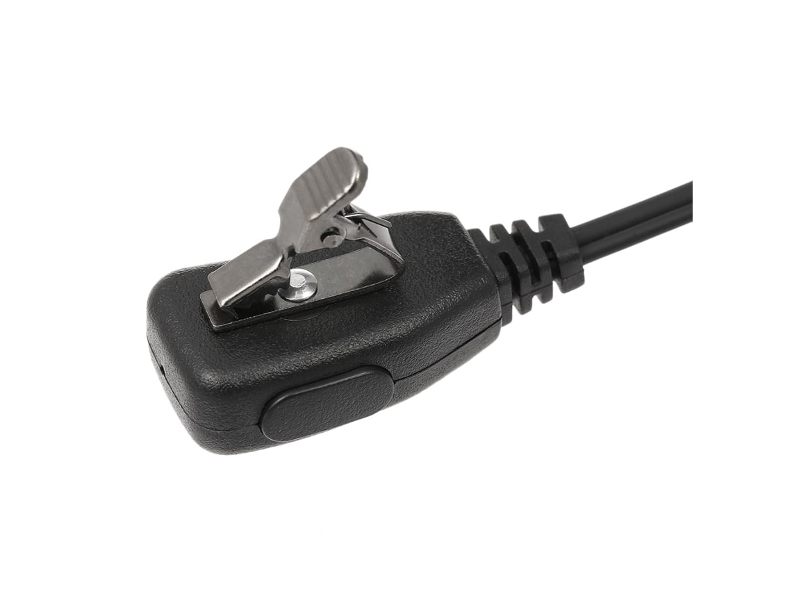 Fone De Ouvido Com Microfone Ptt E Tubo Acústico Para Rádio Walkie Talkie Motorola 2 Pinos M