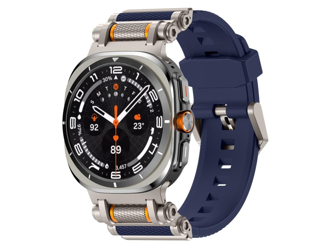 Correa de silicona para Samsung Galaxy Watch Ultra con conector metálico (47 mm)