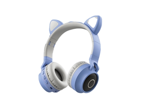Auriculares bluetooth 5.0 auriculares, auriculares inalámbricos de alta fidelidad para niña / hija para pc Azul Claro