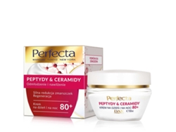 PERFECTA péptidos y Ceramide 80+ fuerte reducción crema para la cara de las arrugas y la regeneración del día y de la noche 50ml