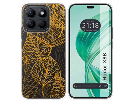 Funda Diseño Hojas para Honor X8B TUMUNDOSMARTPHONE Silicona Multicolor