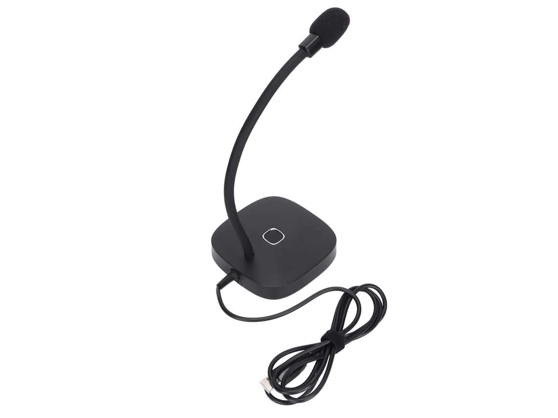 Micrófono Usb Con Sensor Táctil, Ajustable 360° Para Pc Laptop Y Juegos