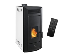 Estufa de Pellet Hidráulica SANNOVER Kleona 22,7 kW Blanca