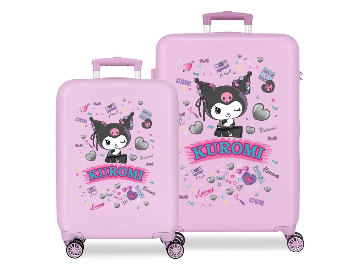 Juego de maletas Kuromi Retro Pop Lilac SANRIO (46x65x23cm 91l)