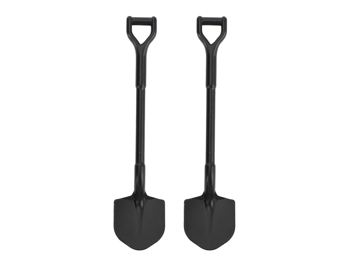 Mali 2pcs Pala de Metal Rc para Carros de Crawler Scx24 1/18 1/24 Acessório de Decoração Simulação