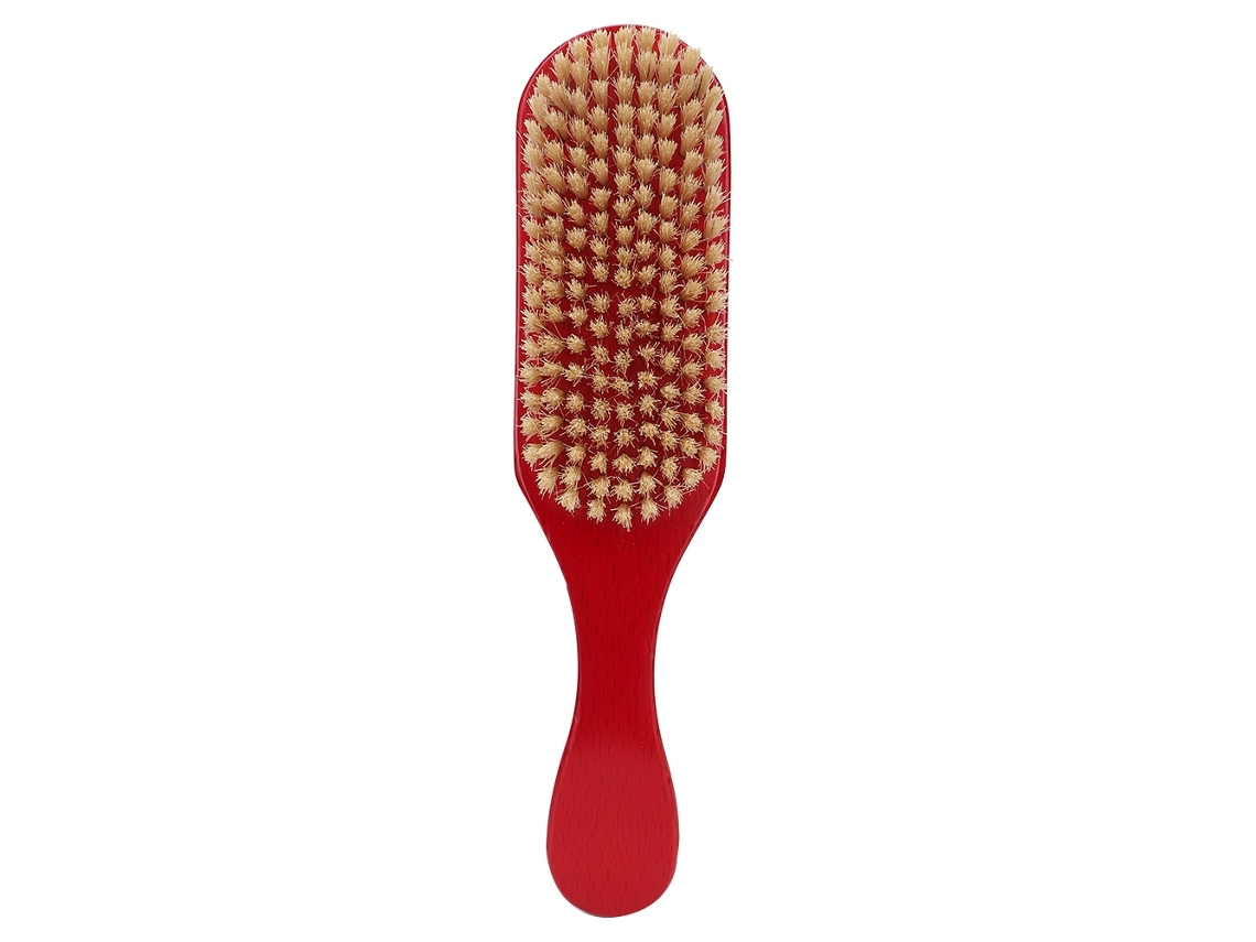 Pincel Y Peine Para Barba Peine De Pelo Con Mango Para Hombre Peinado Forma Rojo