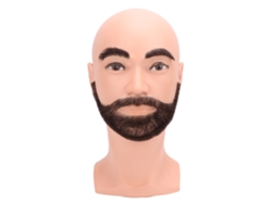 Cabeza De Maniquí Masculino Para Barberos Entrenamiento De Corte De Barba