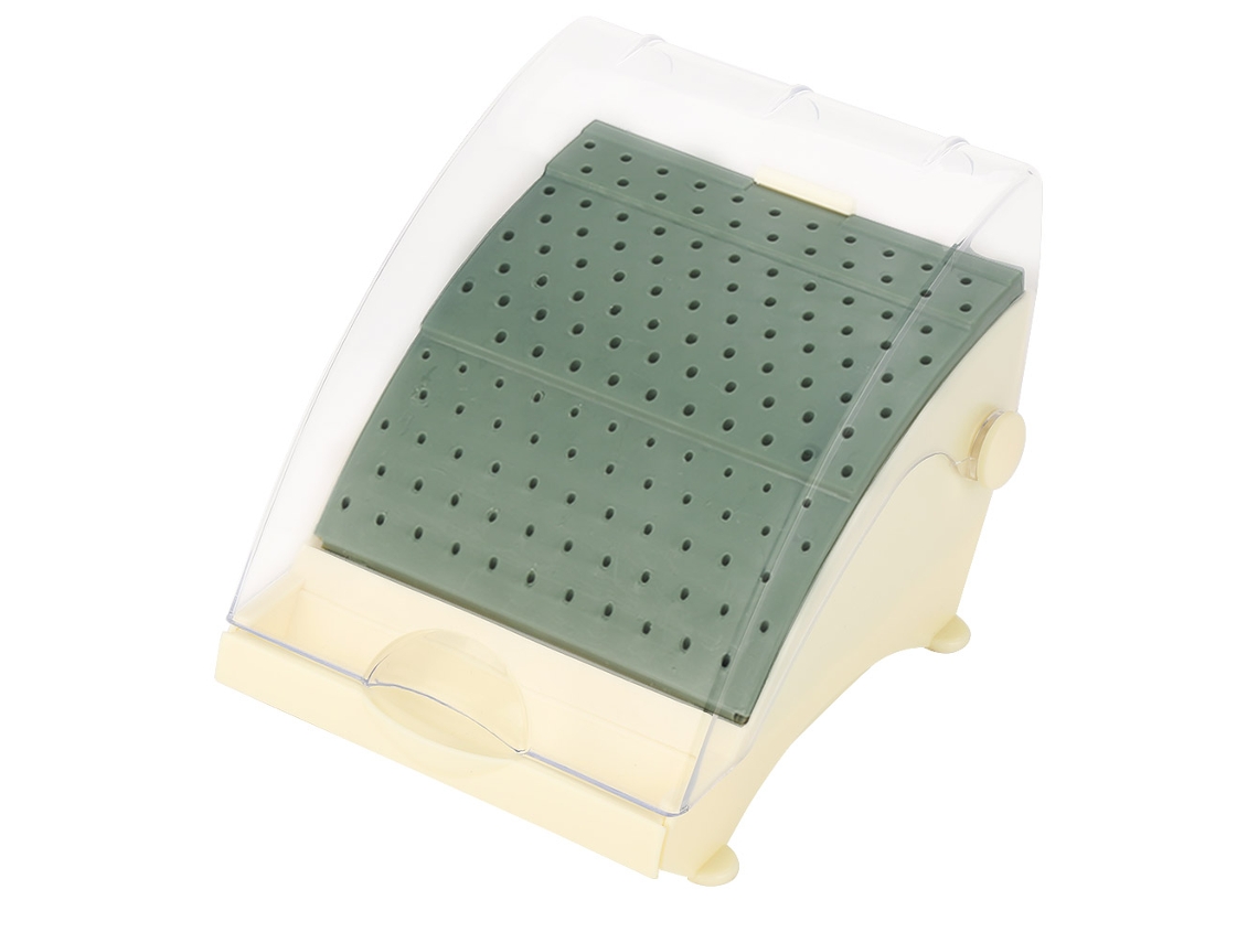 Soporte Para Taladro Dental Con 142 Orificios, Cajón Extraíble Y Estuche De Desinfección Esterilizable En Autoclave.