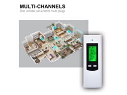 Termostato Inalámbrico Y Enchufe Doméstico, Modos De Calefacción Y Refrigeración, Alarma Lcd Verde