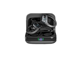 Auriculares Bluetooth 5.3 BX31, 75 horas de reproducción, resistentes al agua IPX7, auriculares deportivos inalámbricos, iOS/Android JIAPEI (negro)