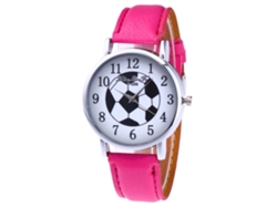 Reloj De Pulsera De Cuarzo Zhoulianfa Para Mujer, Estilo Casual, Duradero, Rosa Y Rojo.