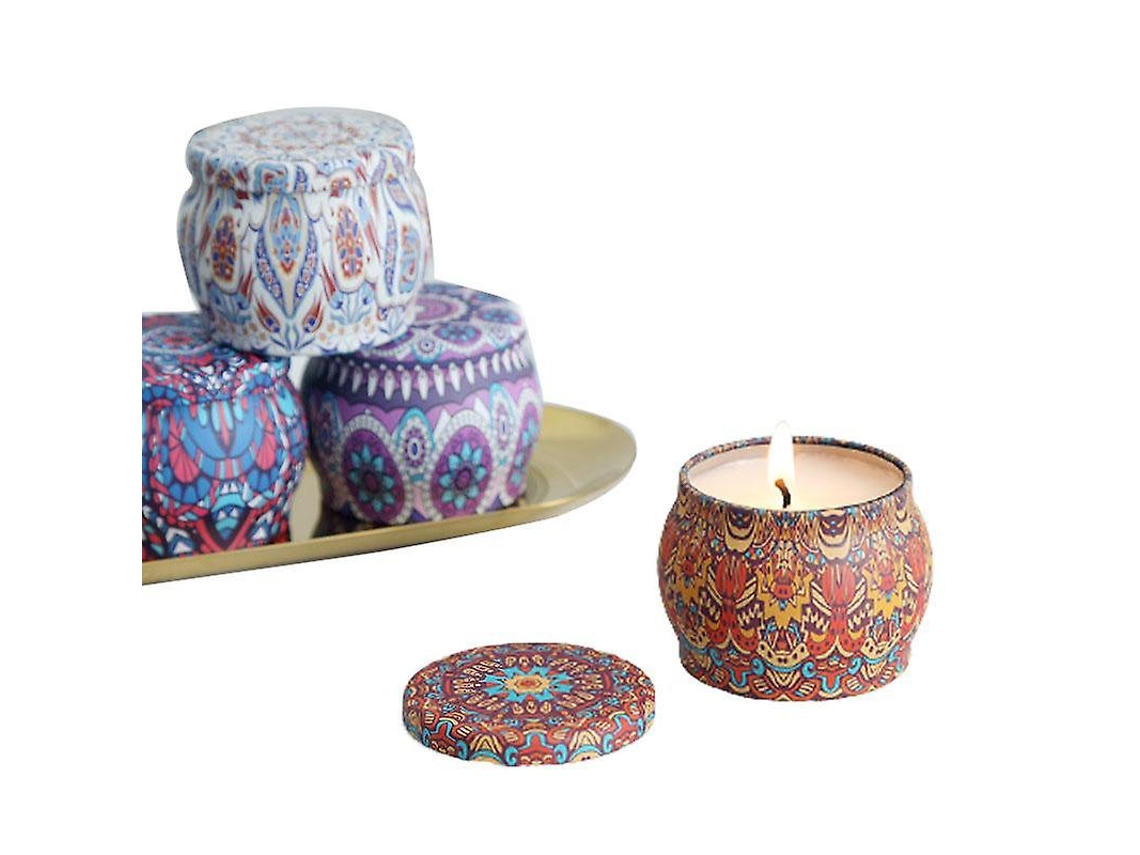 Conjunto de 4 Peças de Velas Perfumadas XGF (Multicor)