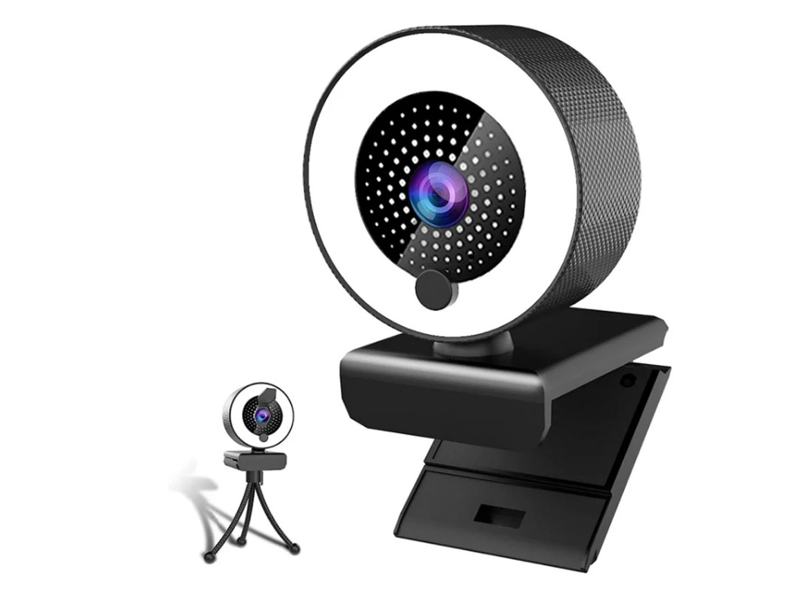Cámara web HD de 1080p con micrófono para PC, Mac y portátiles. Cámara USB plug-and-play para YouTube, Skype y videollamadas. Bestvite.