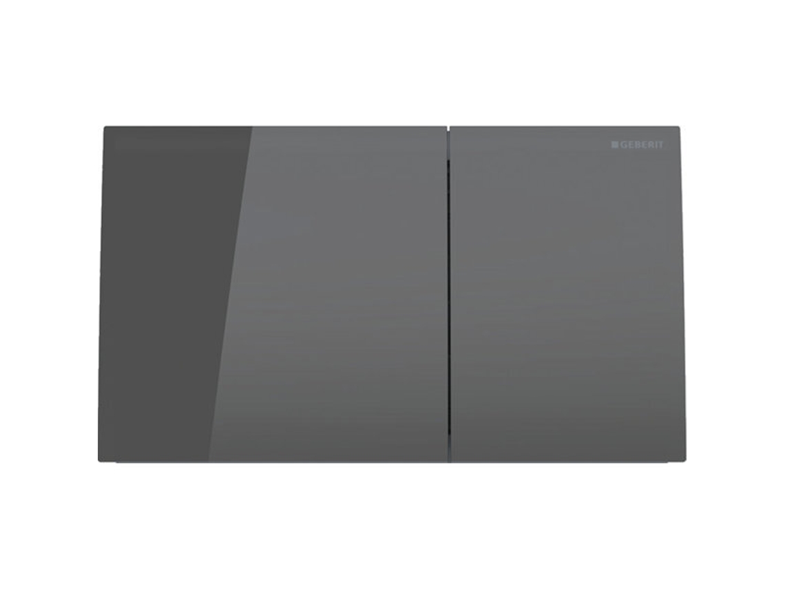 GEBERIT placa de accionamiento Sigma70 para 2 cisternas, 115.622., Color: lava/vidrio
