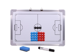 Pizarra magnética de aleación de aluminio para entrenamiento de fútbol, portapapeles táctico para entrenadores Digitallab 30 x 45 cm